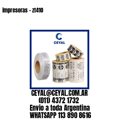 impresoras – zt410