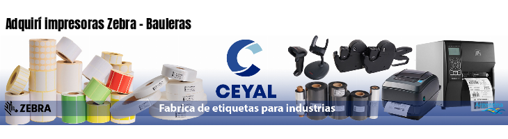 Adquirí impresoras Zebra - Bauleras