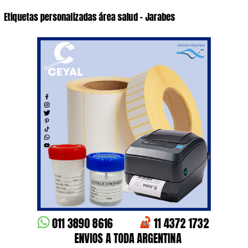 Etiquetas personalizadas área salud – Jarabes