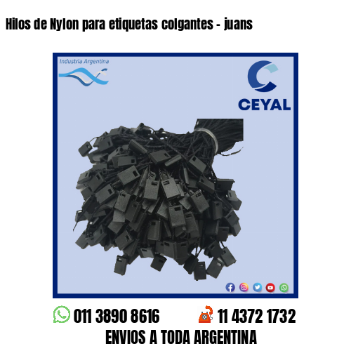 Hilos de Nylon para etiquetas colgantes – juans