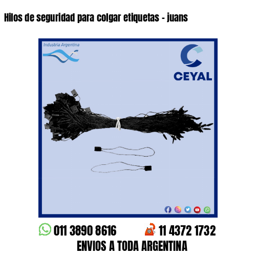 Hilos de seguridad para colgar etiquetas – juans