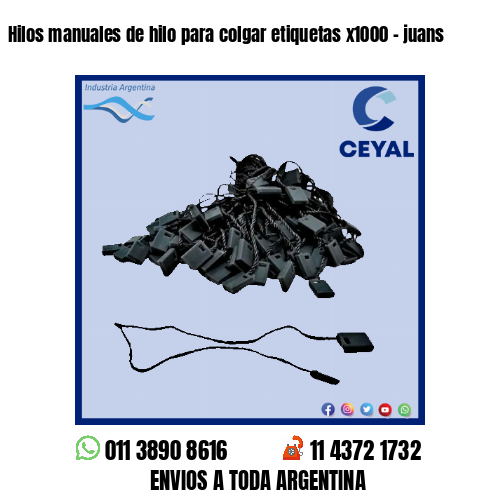 Hilos manuales de hilo para colgar etiquetas x1000 – juans