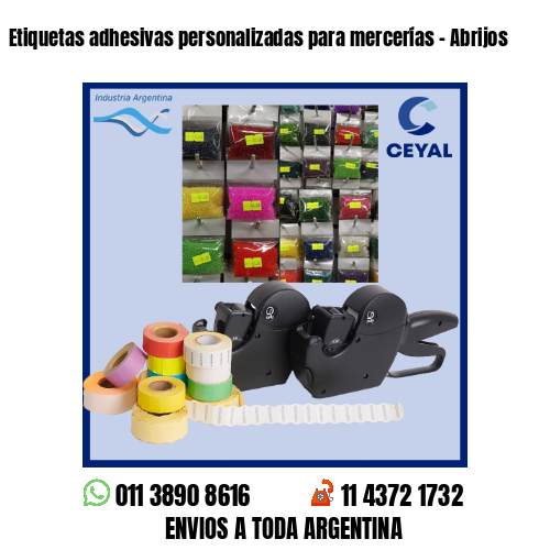 Etiquetas adhesivas personalizadas para mercerías – Abrijos