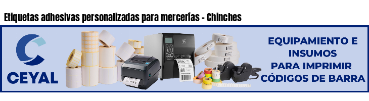 Etiquetas adhesivas personalizadas para mercerías - Chinches
