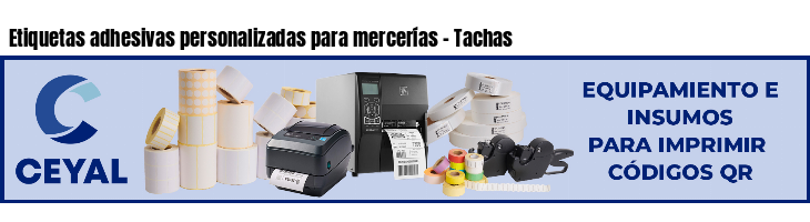 Etiquetas adhesivas personalizadas para mercerías - Tachas