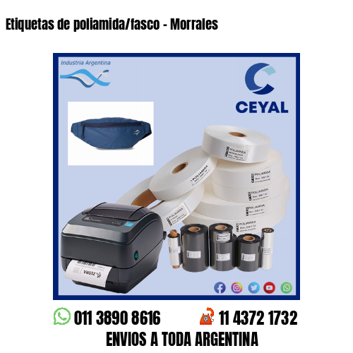 Etiquetas de poliamida/fasco – Morrales