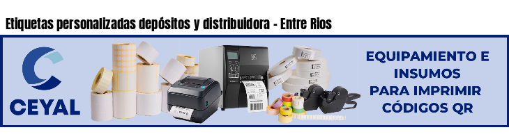 Etiquetas personalizadas depósitos y distribuidora - Entre Rios