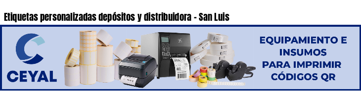 Etiquetas personalizadas depósitos y distribuidora - San Luis