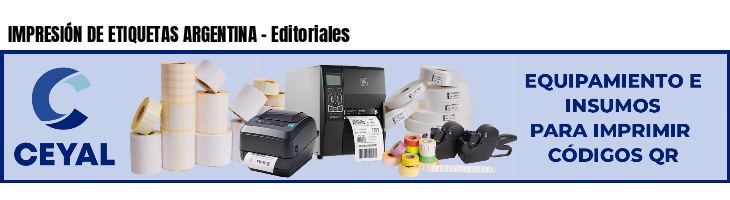 IMPRESIÓN DE ETIQUETAS ARGENTINA - Editoriales