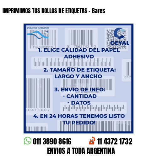 IMPRIMIMOS TUS ROLLOS DE ETIQUETAS – Bares