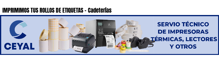 IMPRIMIMOS TUS ROLLOS DE ETIQUETAS - Cadeterías