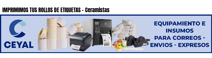 IMPRIMIMOS TUS ROLLOS DE ETIQUETAS - Ceramistas