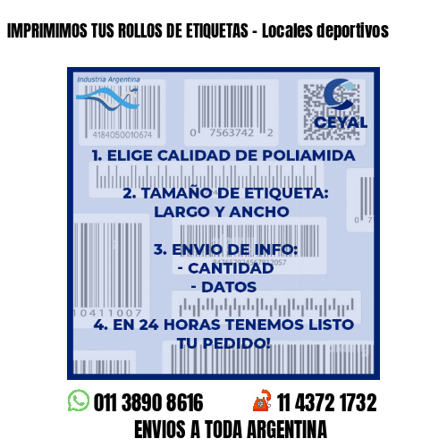IMPRIMIMOS TUS ROLLOS DE ETIQUETAS – Locales deportivos