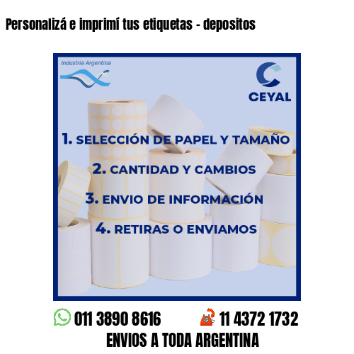 Personalizá e imprimí tus etiquetas – depositos