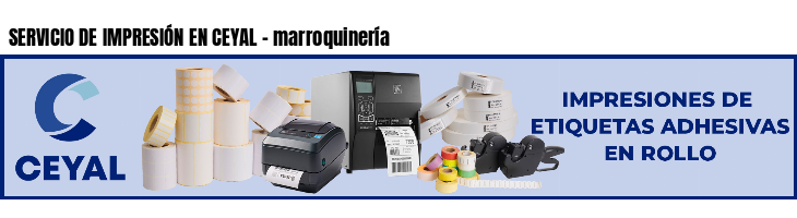 SERVICIO DE IMPRESIÓN EN CEYAL - marroquinería