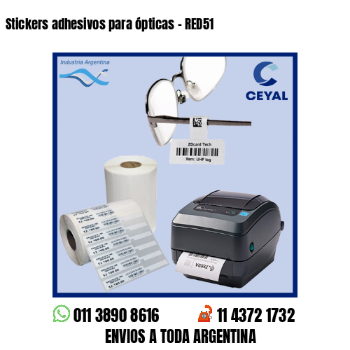 Stickers adhesivos para ópticas – RED51