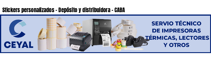 Stickers personalizados - Depósito y distribuidora - CABA