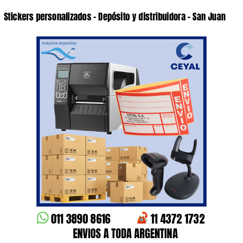Stickers personalizados – Depósito y distribuidora – San Juan