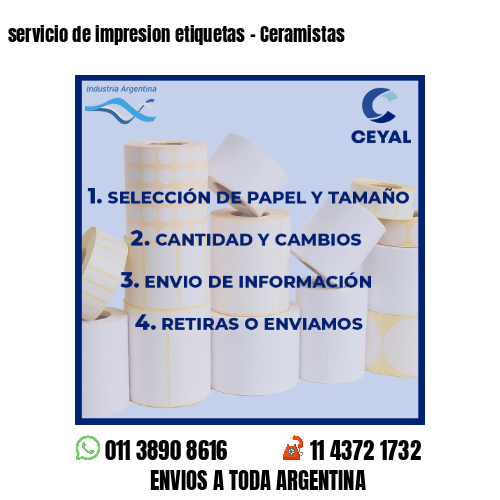 servicio de impresion etiquetas – Ceramistas