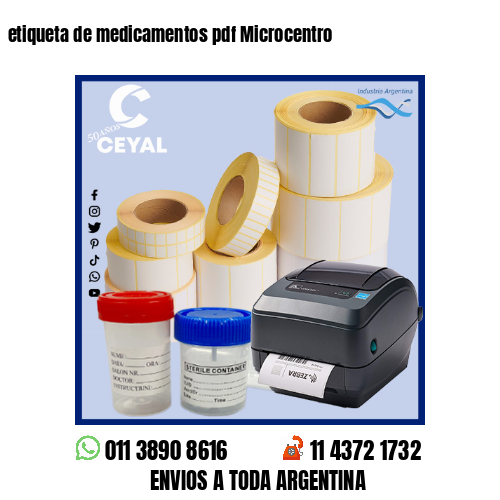 etiqueta de medicamentos pdf Microcentro