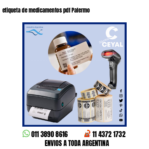 etiqueta de medicamentos pdf Palermo