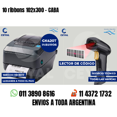 10 ribbons 102x300 - CABA