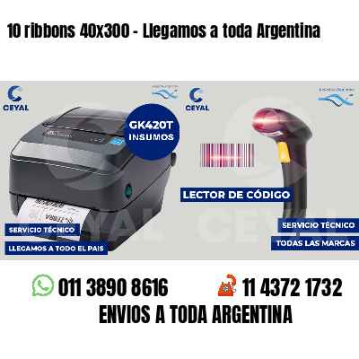 10 ribbons 40x300 - Llegamos a toda Argentina