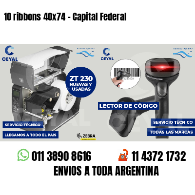 10 ribbons 40x74 - Capital Federal
