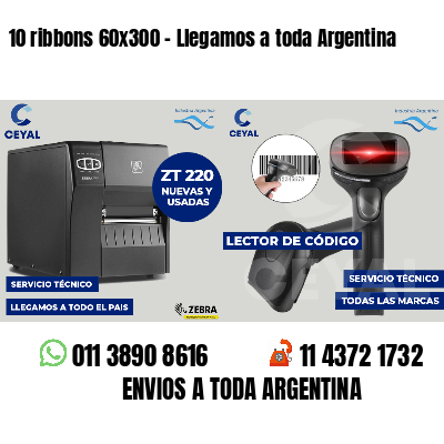 10 ribbons 60x300 - Llegamos a toda Argentina