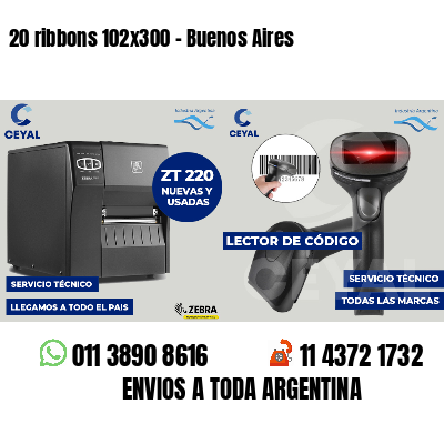 20 ribbons 102x300 - Buenos Aires