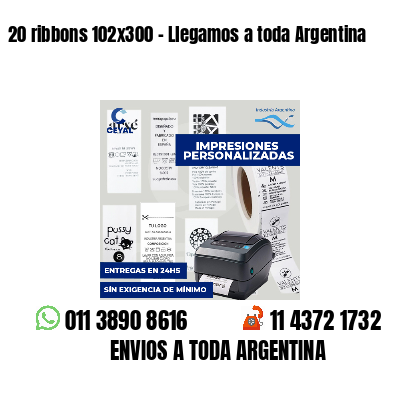 20 ribbons 102x300 - Llegamos a toda Argentina