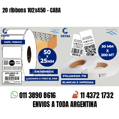 20 ribbons 102x450 - CABA