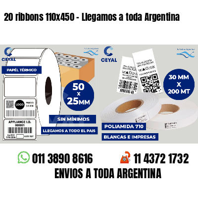 20 ribbons 110x450 - Llegamos a toda Argentina