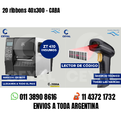 20 ribbons 40x300 - CABA