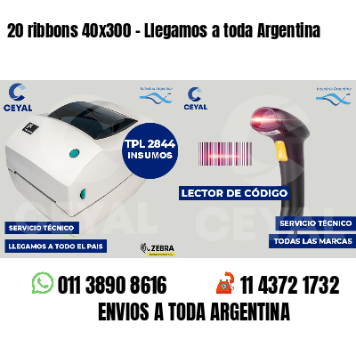 20 ribbons 40x300 - Llegamos a toda Argentina