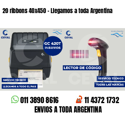 20 ribbons 40x450 - Llegamos a toda Argentina
