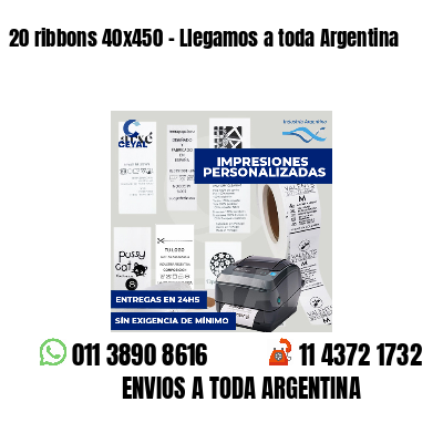 20 ribbons 40x450 - Llegamos a toda Argentina