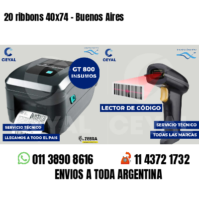 20 ribbons 40x74 - Buenos Aires