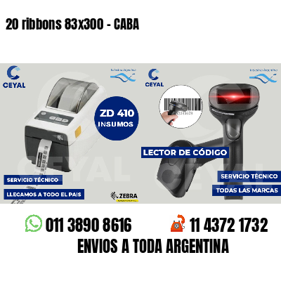 20 ribbons 83x300 - CABA