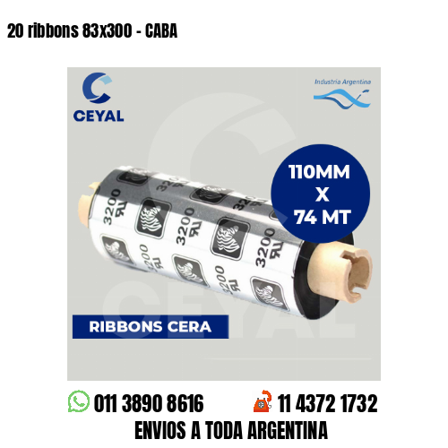 20 ribbons 83×300 – CABA