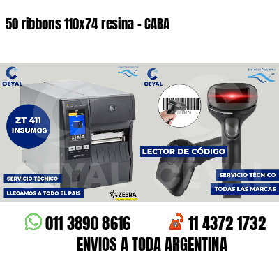 50 ribbons 110x74 resina - CABA