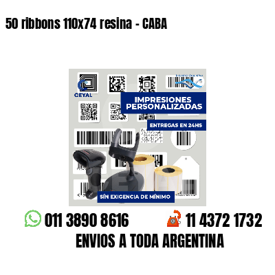 50 ribbons 110x74 resina - CABA