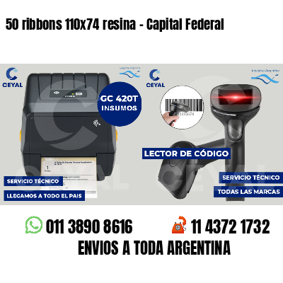 50 ribbons 110x74 resina - Capital Federal