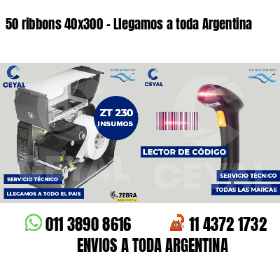 50 ribbons 40x300 - Llegamos a toda Argentina