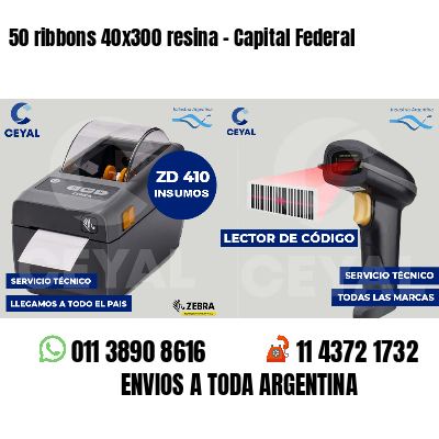 50 ribbons 40x300 resina - Capital Federal