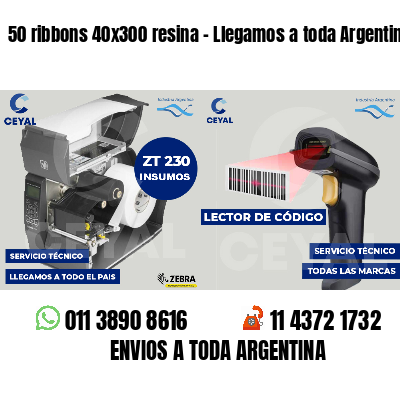 50 ribbons 40x300 resina - Llegamos a toda Argentina