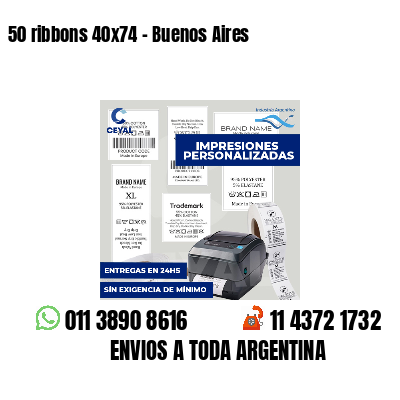 50 ribbons 40x74 - Buenos Aires