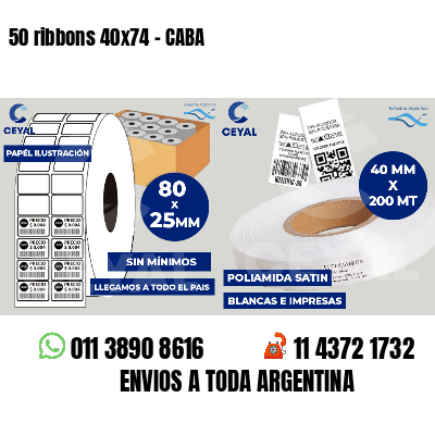 50 ribbons 40x74 - CABA