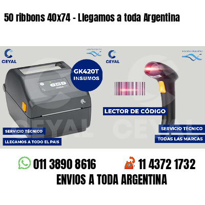 50 ribbons 40x74 - Llegamos a toda Argentina