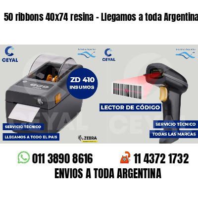 50 ribbons 40x74 resina - Llegamos a toda Argentina